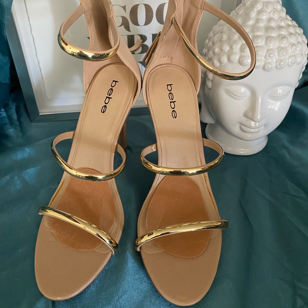 Bebe Stappy Stiletto Sandals